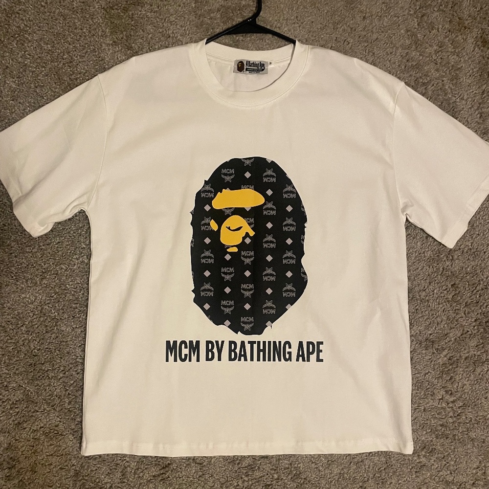 Mcm Bape Head tee